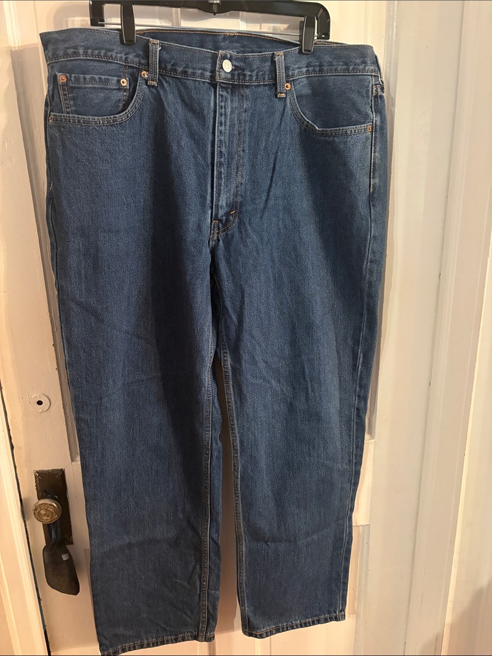 Levi's Men's Dark Blue Straight-Leg Jeans